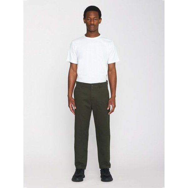 KnowledgeCotton Apparel Chino-Twill-Hosen CHUCK aus Bio-Baumwolle - ROC/GOTS/Vegan