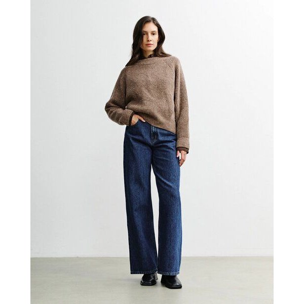 Rotholz Strickpullover - Women's Knit Sweater - aus einem Wolle/Nylon Mix