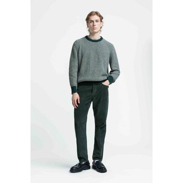 Kings Of Indigo SUSHAN CORD | DARK GREEN CORD