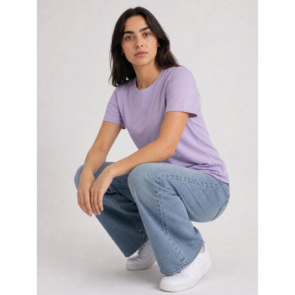 COREBASE Damen TShirt "Classic Fit" aus 100% Baumwolle