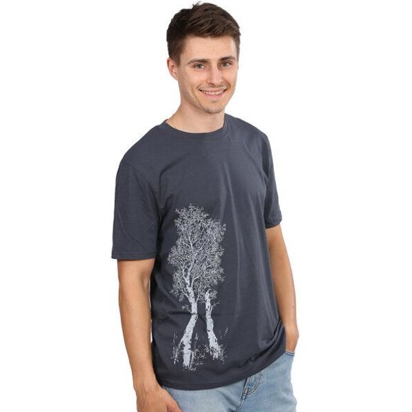 Life-Tree Organic Fairwear Shirt Men Birke | India Ink