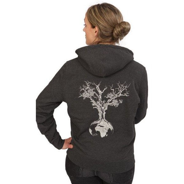 Life-Tree Organic Fairwear Hoodie Unisex Weltenbaum
