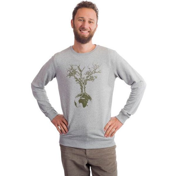 Life-Tree Organic Fairwear Sweater Men Weltenbaum