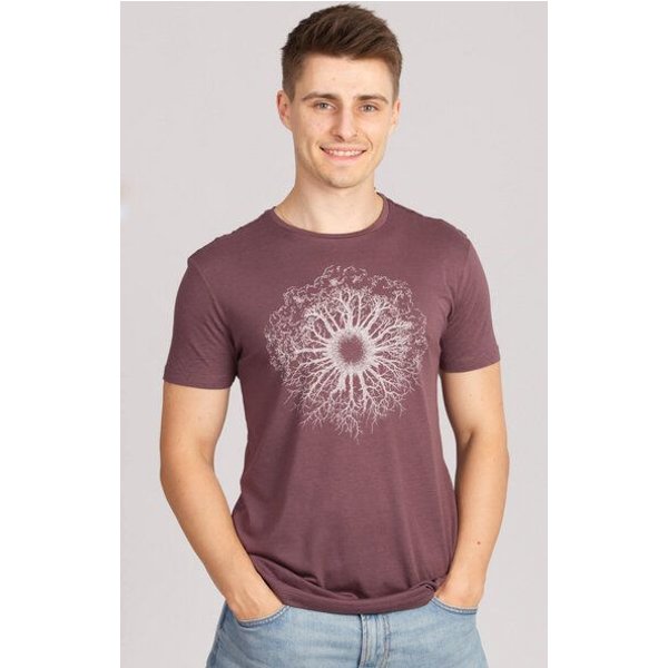 Life-Tree Fairwear Shirt Men Fairwear Ecovero Mulberry WoodenIris | Lila