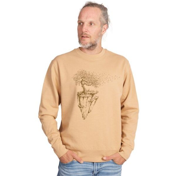 Life-Tree Organic Fairwear Sweater Unisex Fairwear Organic Latte Maple Island