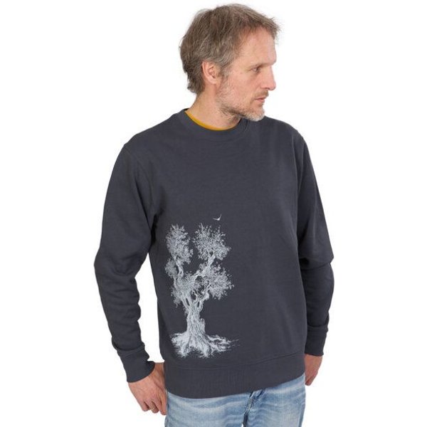 Life-Tree Organic Fairwear Sweater Unisex Olive Tree