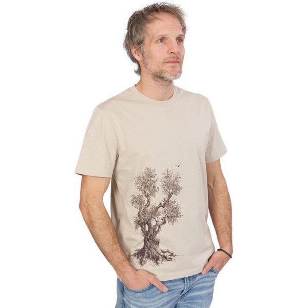 Life-Tree Organic Fairwear Shirt Men Olive Tree