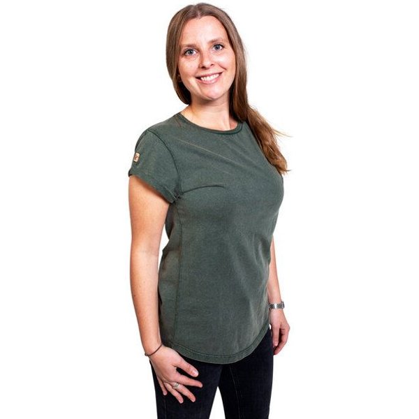 Life-Tree Organic Fairwear Shirt Women Basic | Blau/Grün/Rot