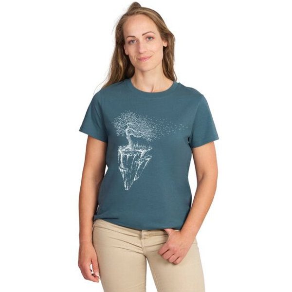 Life-Tree Organic Fairwear Shirt Women Stargazer | Blau
