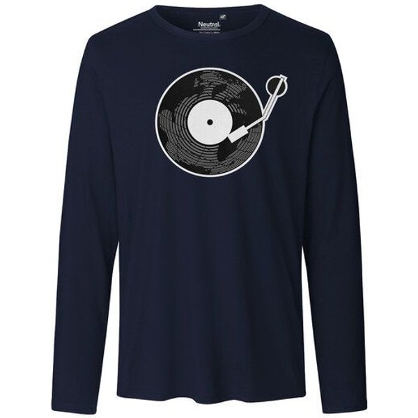 HANDGEDRUCKT "Scratch it!" Männer Longsleeve Neutral