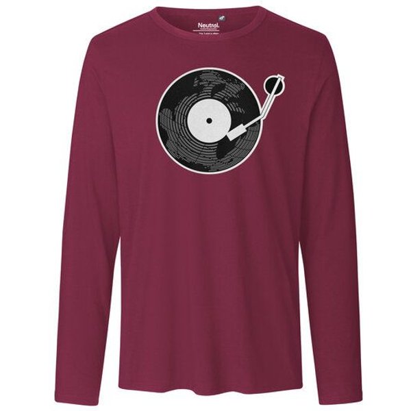 HANDGEDRUCKT "Scratch it!" Männer Longsleeve Neutral