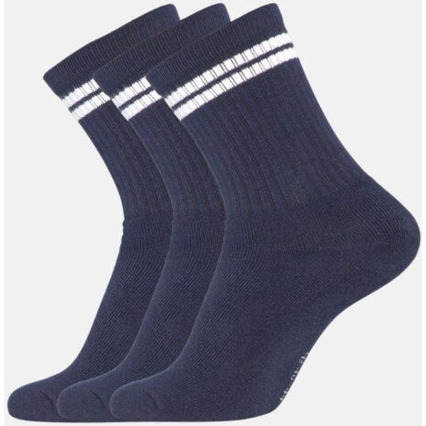 Copenhagen Bamboo 3 Paar marineblaue Tennissocken aus Bambus