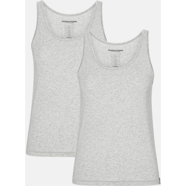 Copenhagen Bamboo 2 graue Tanktops aus Bambus