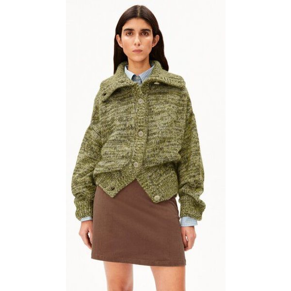 ARMEDANGELS MOULINÉ BRUSHED Damen Cardigan aus Mohair-Woll Mix