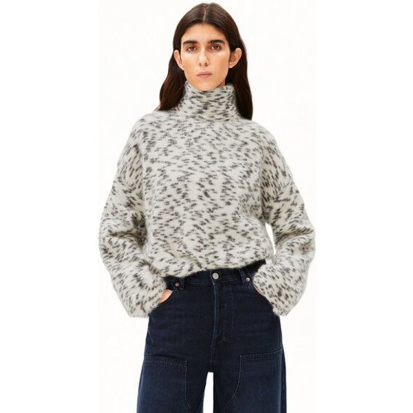 ARMEDANGELS DOTS Damen Strickpullover aus Woll-Mohair-Mix