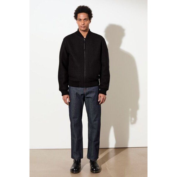 LangerChen Bomber Jacke aus Bio Wolle