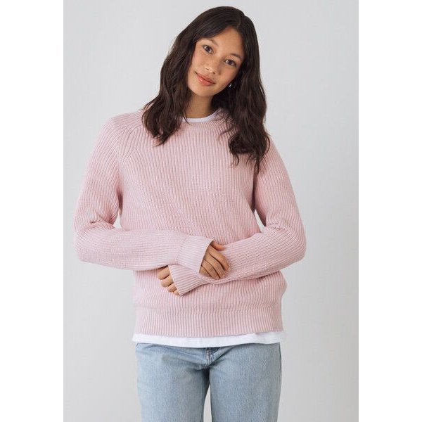 Honest Basics Damen Strickpullover aus 100% Bio-Baumwolle