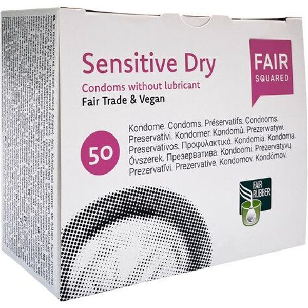 Fair Squared Sensitive Dry Kondome 50 Stück