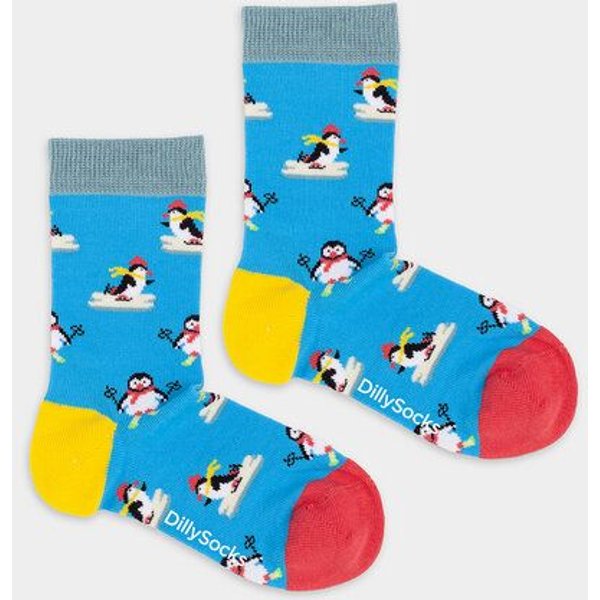 DillySocks Kindersocken Lil Arctic Penguins aus Biobaumwoll-Mix