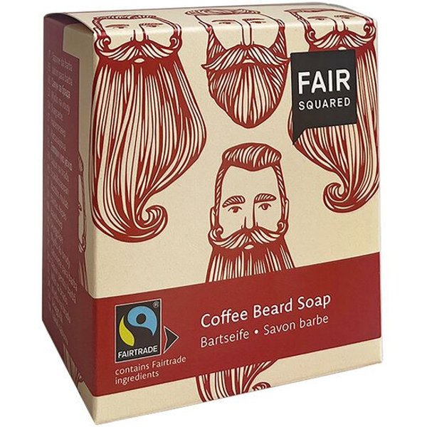 FAIR SQUARED Coffee Beardsoap / Bartseife 2x80gr.