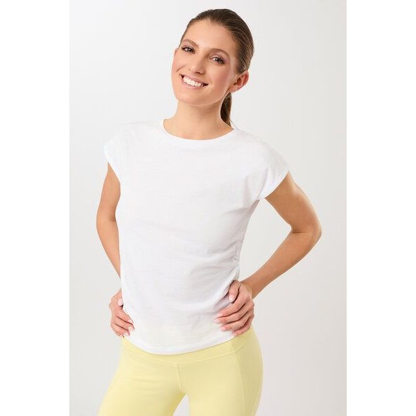 Mandala Side Ruffled Top