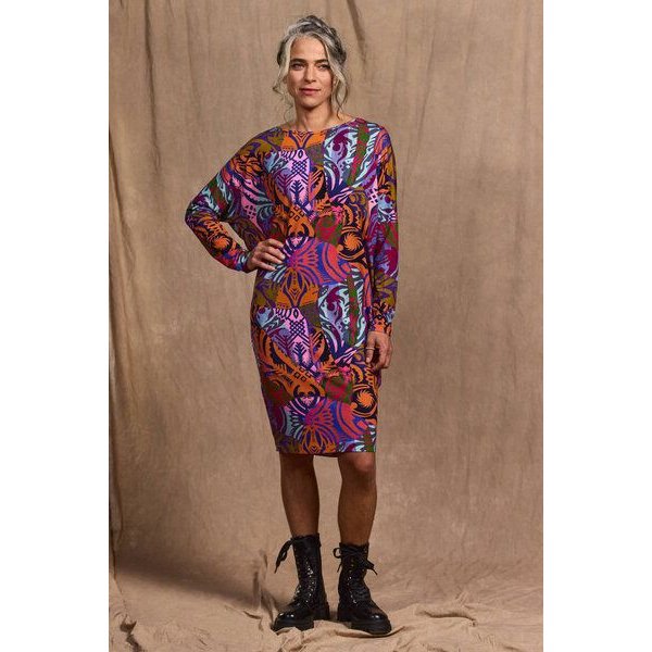KOKOworld Damen Minikleid Twiggy aus EcoVero-Viskose