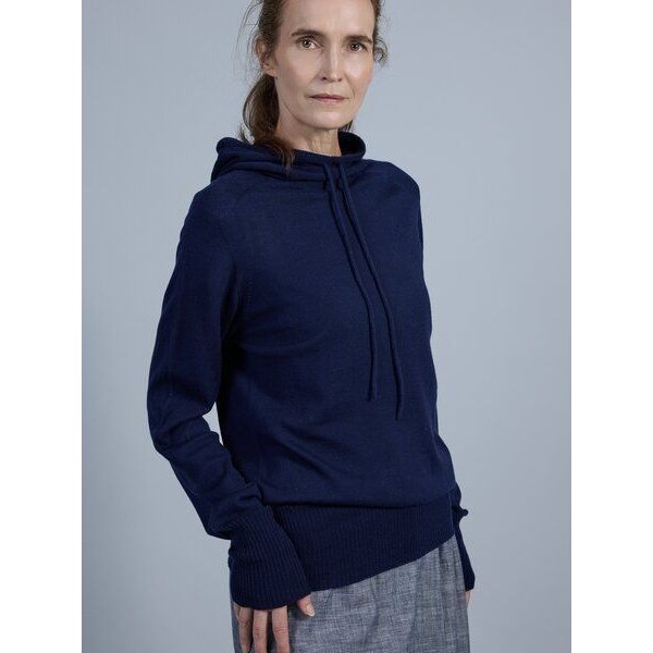 Susan's Fashion Damen Hoodie Karlie aus Biomerinowolle