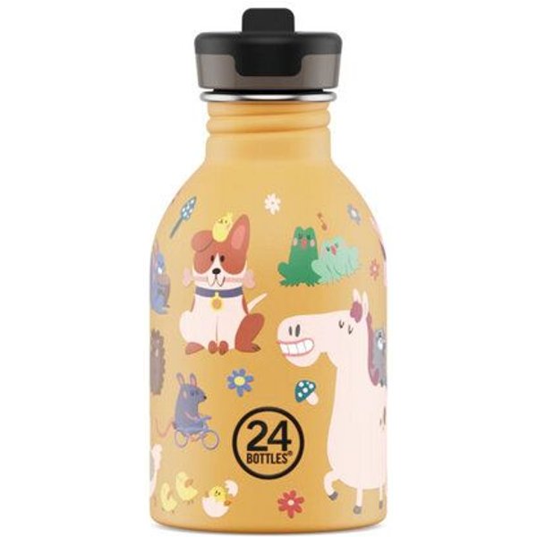 24bottles 0,25l Edelstahl Trinkflasche für Kids mit Sportverschluss
