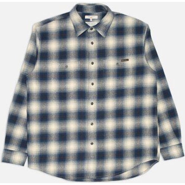 Nudie Jeans Kariertes Langarm-Hemd Julian Worker Check