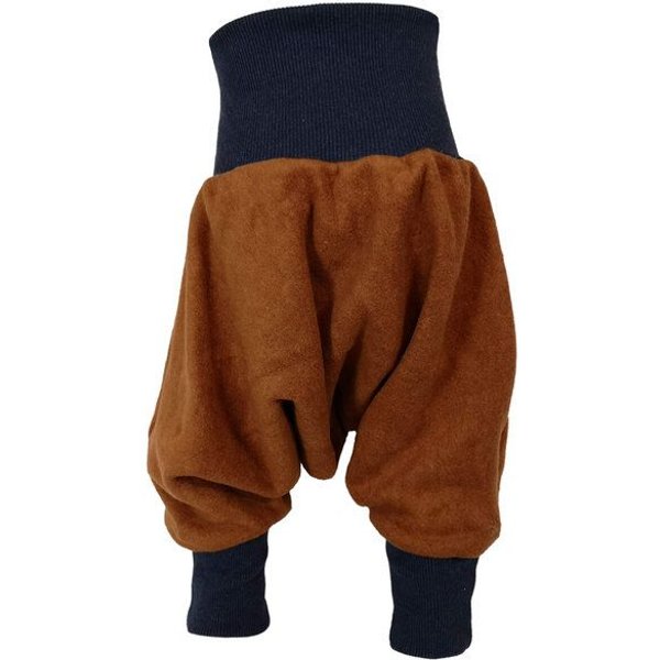 liebewicht Warme Yogahose Pumphose Bio Fleece braun