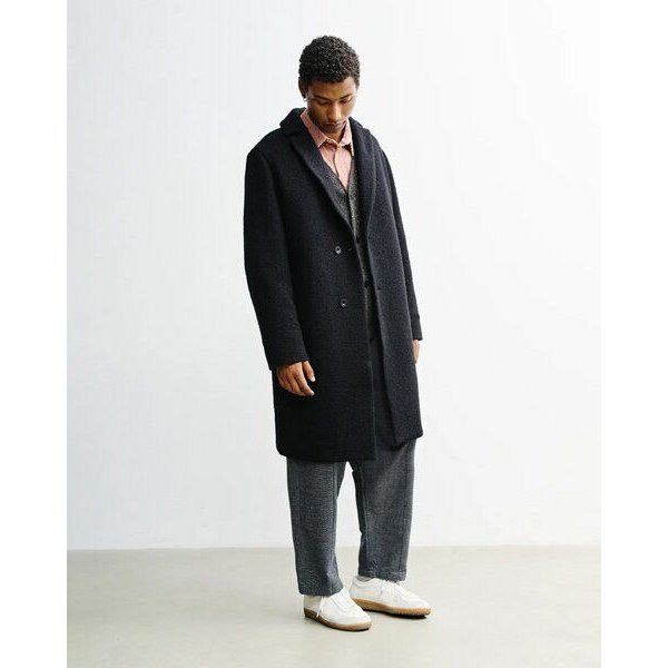 Rotholz Unisex Mantel Wool Formal Overcoat