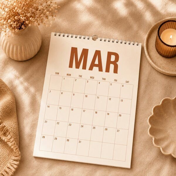 Photocircle Vintage Minimalismus Terminplaner & Organizer 2027