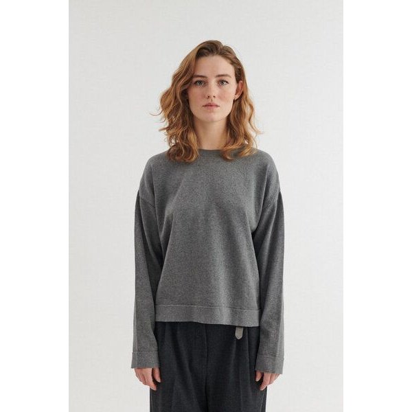 Basic Apparel Rundhals-Pullover KARI aus Bio-Baumwolle