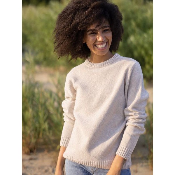 FUXBAU Frauen Merino Strickpullover