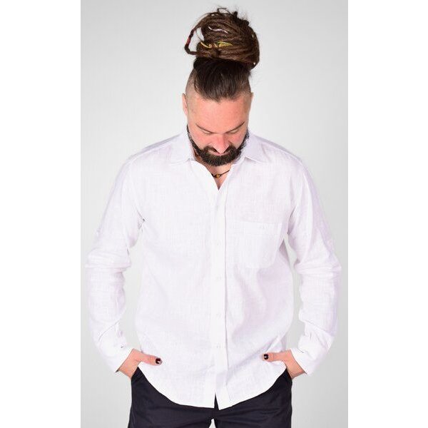 Mrs.Hippie Herren-Leinenhemd "Karsten" – Helden & Halunken