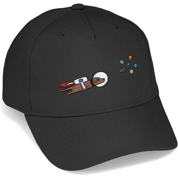 Bestickte Cap – Astrowau der Space–Hund – LIGARTI Tiermanufaktur