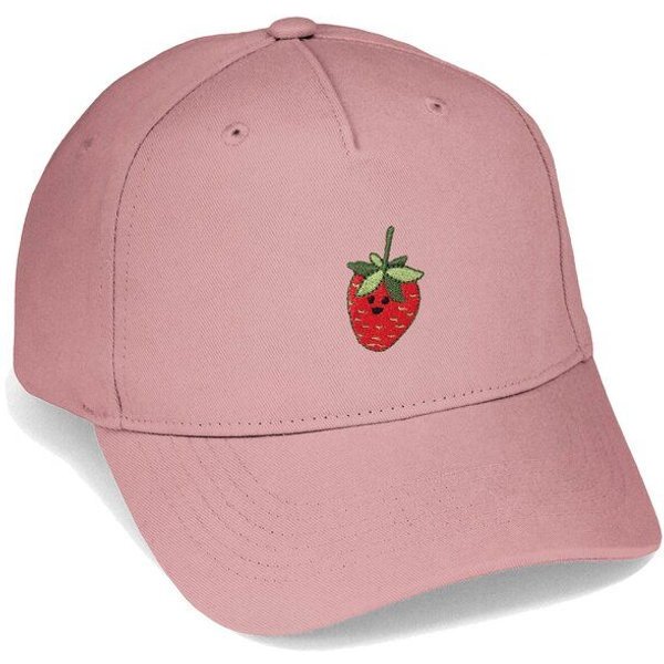 Bestickte Cap – Erdbeere – LIGARTI Tiermanufaktur