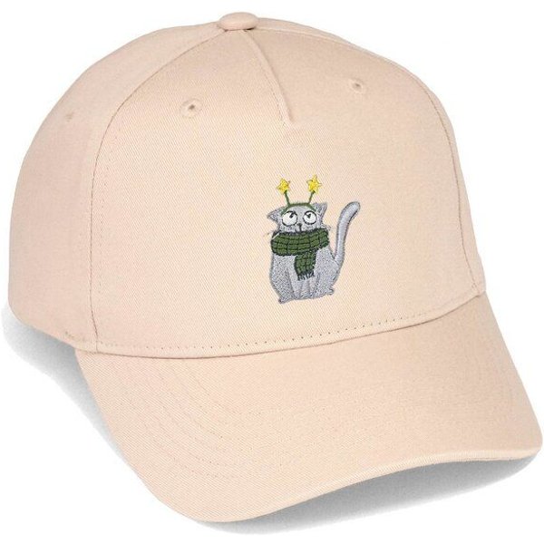 Bestickte Cap – Babette die Winterkatze – LIGARTI Tiermanufaktur