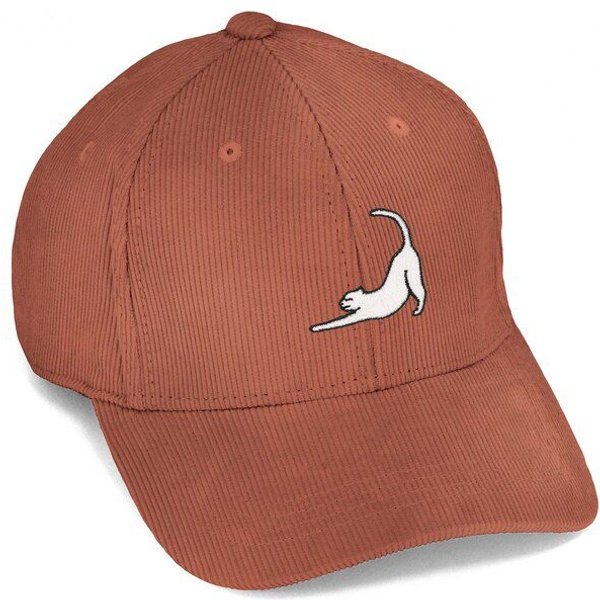 Bestickte Cord Cap – Eloise die Katze – LIGARTI Tiermanufaktur