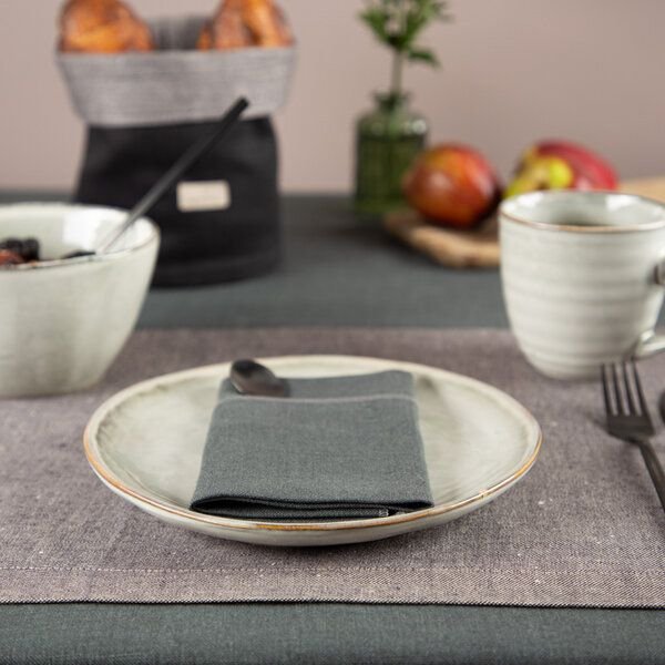nahtur-design 3er-Set Tischsets aus Bioleinen – 100 % Leinen, Leinendenim