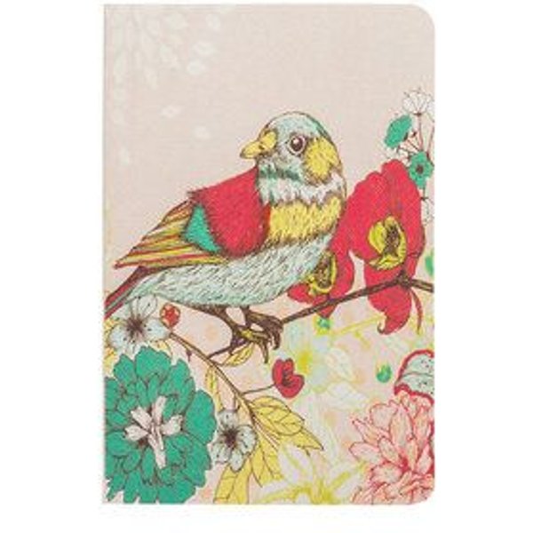 TRANQUILLO Buntes Notizbuch BIRD