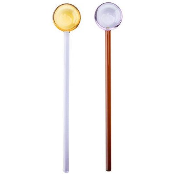TRANQUILLO Löffelset RAIINBOW 2er Set Borosilikatglas (GLA001, GLA021)