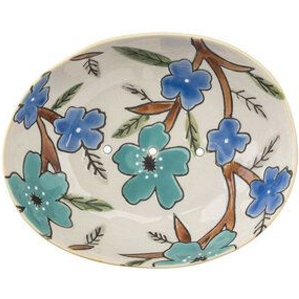TRANQUILLO Seifenschale SUMMER aus Steinzeug 13 cm (POR707, POR708, POR709)