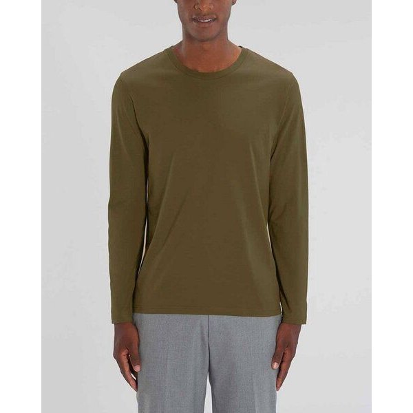 YTWOO Herren Langarmshirt, Longsleeve aus Bio-Baumwolle, nachhaltig