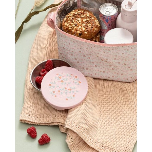 Fresk Snackbox-Set für Kinder – 2 Edelstahldosen mit Silikondeckel