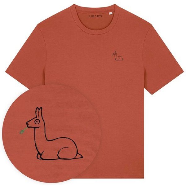 T-Shirt – Lama – LIGARTI Tiermanufaktur