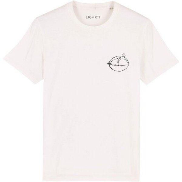 T-Shirt – Schlafender Fuchs – LIGARTI Tiermanufaktur
