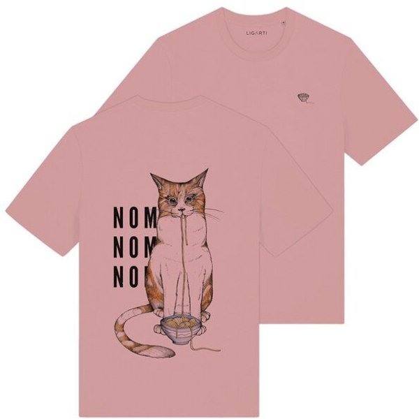 T-Shirt – Ramenkatze – LIGARTI Tiermanufaktur