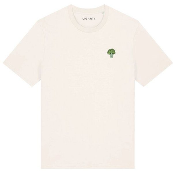 Besticktes T-Shirt – Brokkoli – LIGARTI Tiermanufaktur