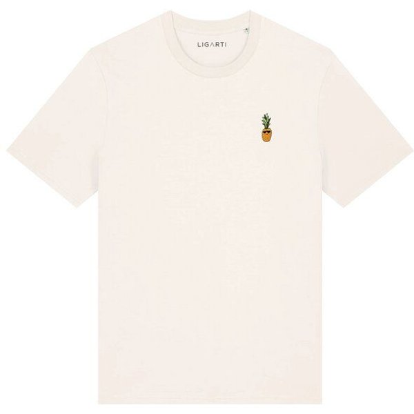 Besticktes T-Shirt – Ananas – LIGARTI Tiermanufaktur